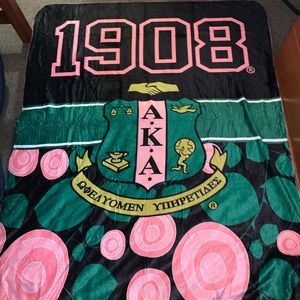 AKA Inc. Sorority Blanket